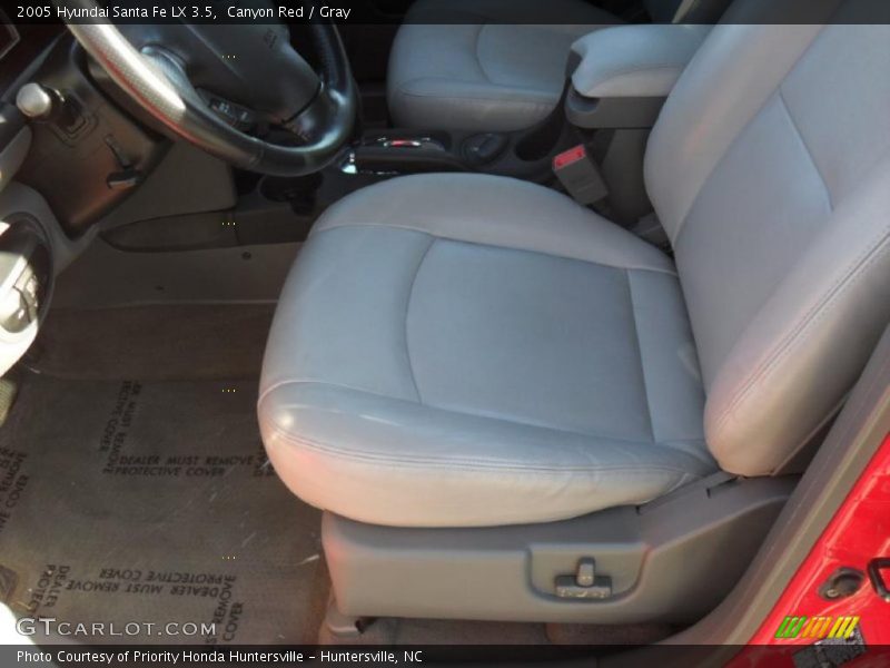 Canyon Red / Gray 2005 Hyundai Santa Fe LX 3.5