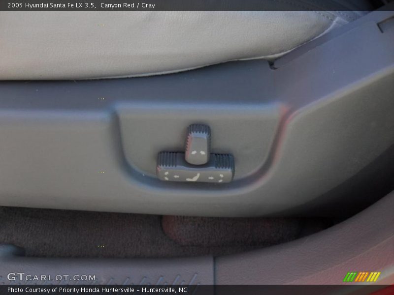 Canyon Red / Gray 2005 Hyundai Santa Fe LX 3.5