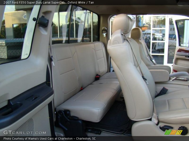 Oxford White / Tan 2007 Ford F350 Super Duty Lariat SuperCab