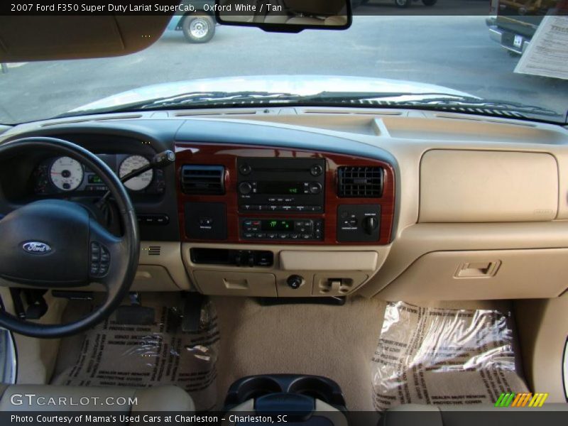 Oxford White / Tan 2007 Ford F350 Super Duty Lariat SuperCab