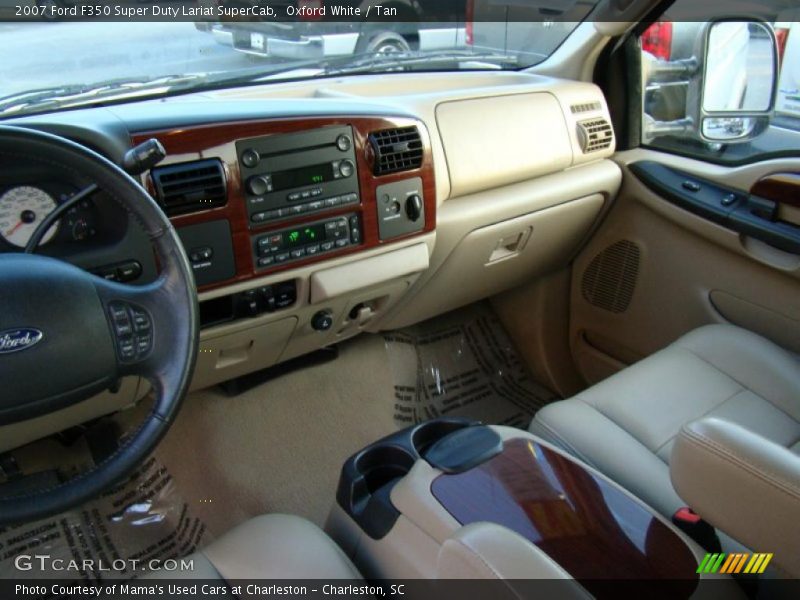 Oxford White / Tan 2007 Ford F350 Super Duty Lariat SuperCab