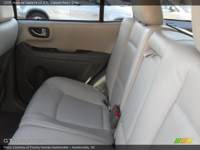 Canyon Red / Gray 2005 Hyundai Santa Fe LX 3.5