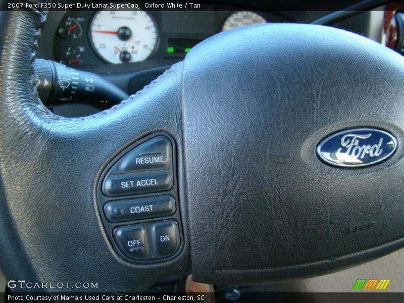 Oxford White / Tan 2007 Ford F350 Super Duty Lariat SuperCab