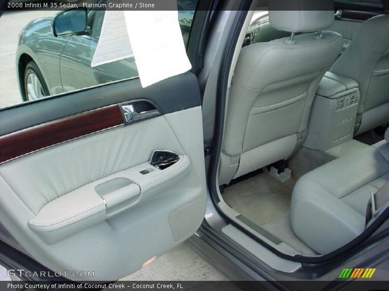 Platinum Graphite / Stone 2008 Infiniti M 35 Sedan