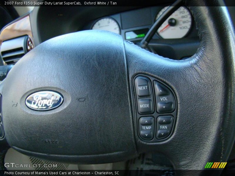 Oxford White / Tan 2007 Ford F350 Super Duty Lariat SuperCab