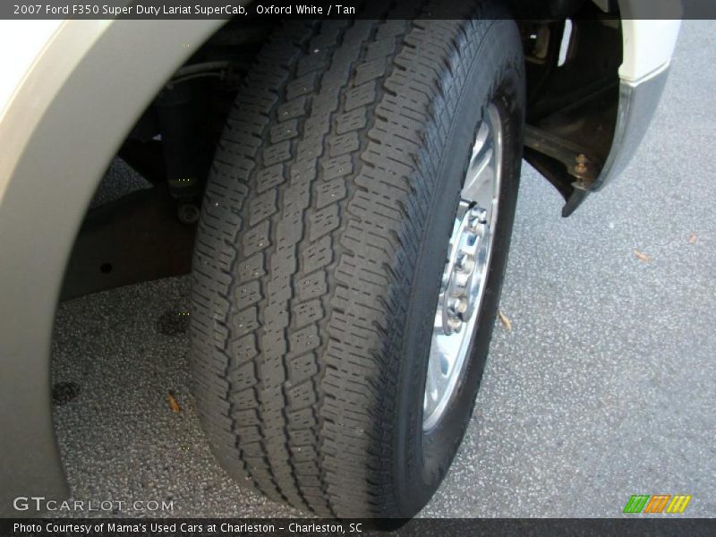 Oxford White / Tan 2007 Ford F350 Super Duty Lariat SuperCab
