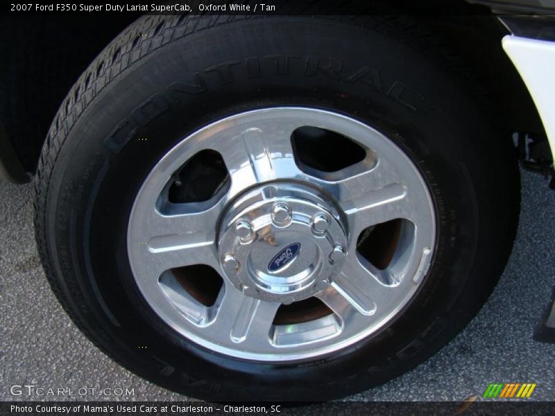 Oxford White / Tan 2007 Ford F350 Super Duty Lariat SuperCab