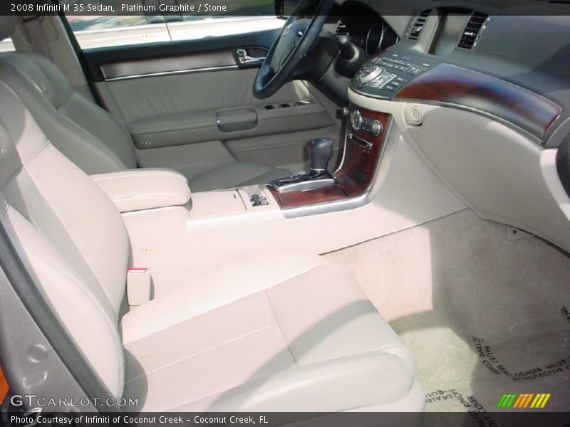 Platinum Graphite / Stone 2008 Infiniti M 35 Sedan