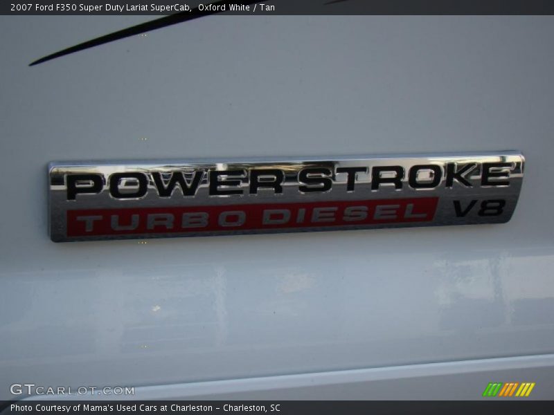 Oxford White / Tan 2007 Ford F350 Super Duty Lariat SuperCab