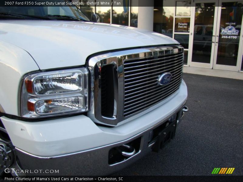 Oxford White / Tan 2007 Ford F350 Super Duty Lariat SuperCab