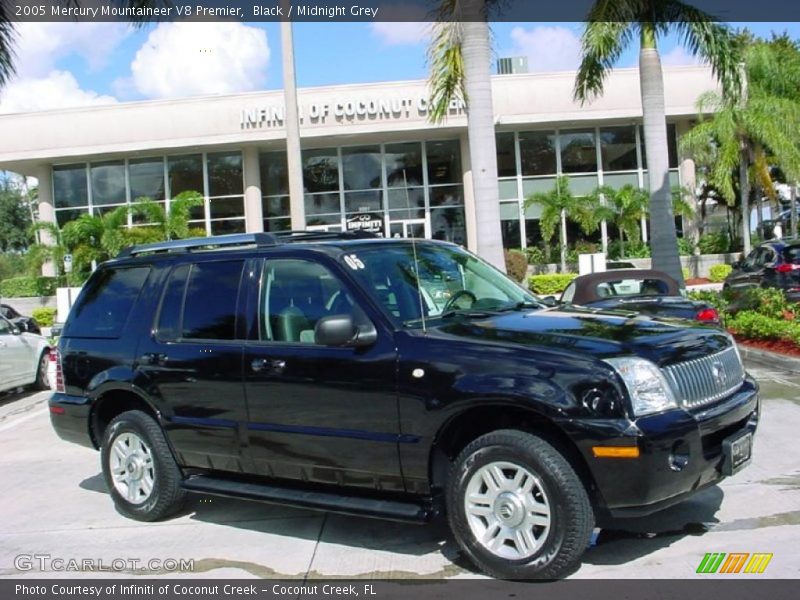 Black / Midnight Grey 2005 Mercury Mountaineer V8 Premier
