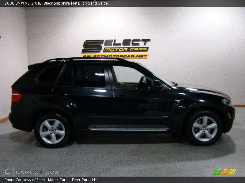 Black Sapphire Metallic / Sand Beige 2008 BMW X5 3.0si