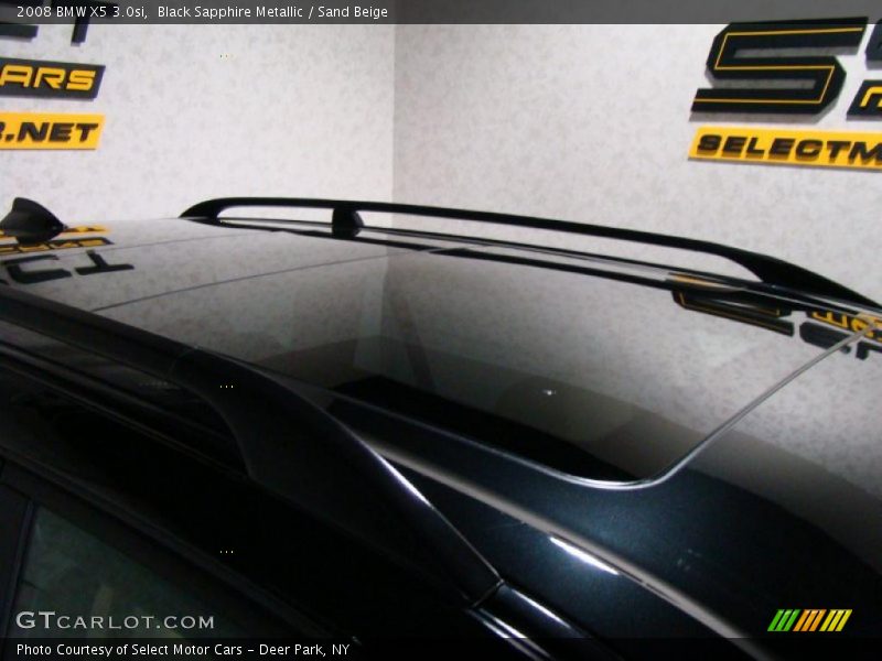 Black Sapphire Metallic / Sand Beige 2008 BMW X5 3.0si