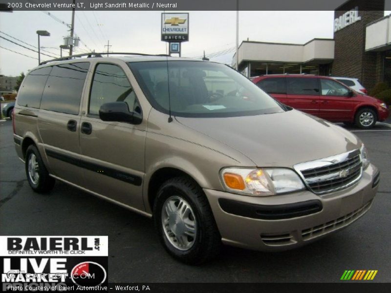 Light Sandrift Metallic / Neutral 2003 Chevrolet Venture LT