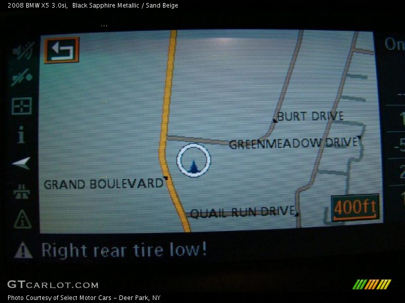 Black Sapphire Metallic / Sand Beige 2008 BMW X5 3.0si