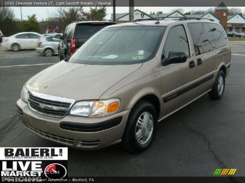 Light Sandrift Metallic / Neutral 2003 Chevrolet Venture LT