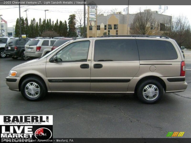 Light Sandrift Metallic / Neutral 2003 Chevrolet Venture LT
