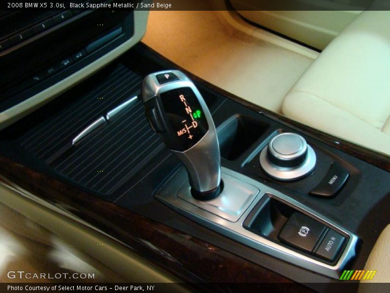 Black Sapphire Metallic / Sand Beige 2008 BMW X5 3.0si