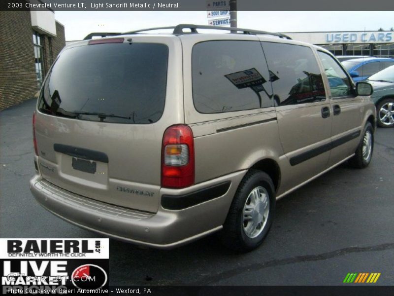 Light Sandrift Metallic / Neutral 2003 Chevrolet Venture LT