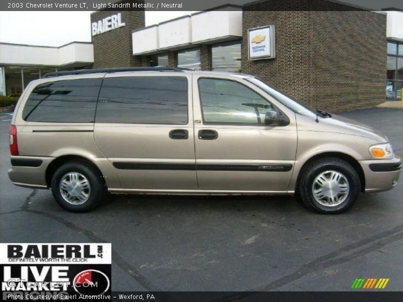 Light Sandrift Metallic / Neutral 2003 Chevrolet Venture LT