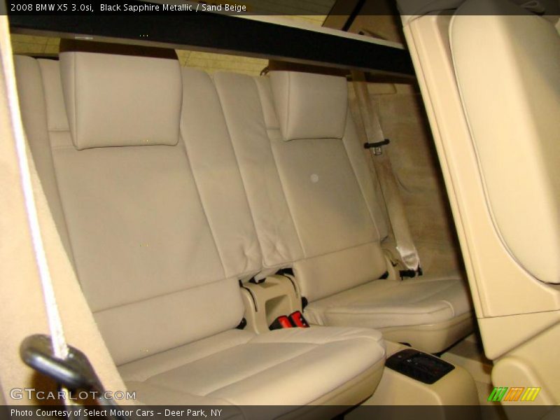 Black Sapphire Metallic / Sand Beige 2008 BMW X5 3.0si