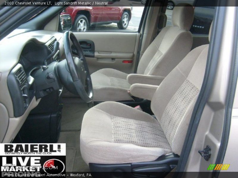 Light Sandrift Metallic / Neutral 2003 Chevrolet Venture LT