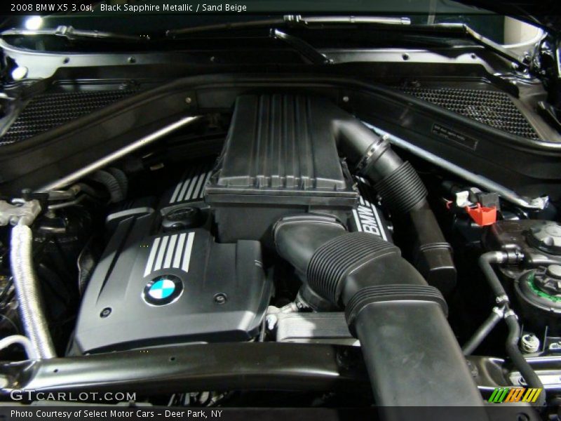 Black Sapphire Metallic / Sand Beige 2008 BMW X5 3.0si