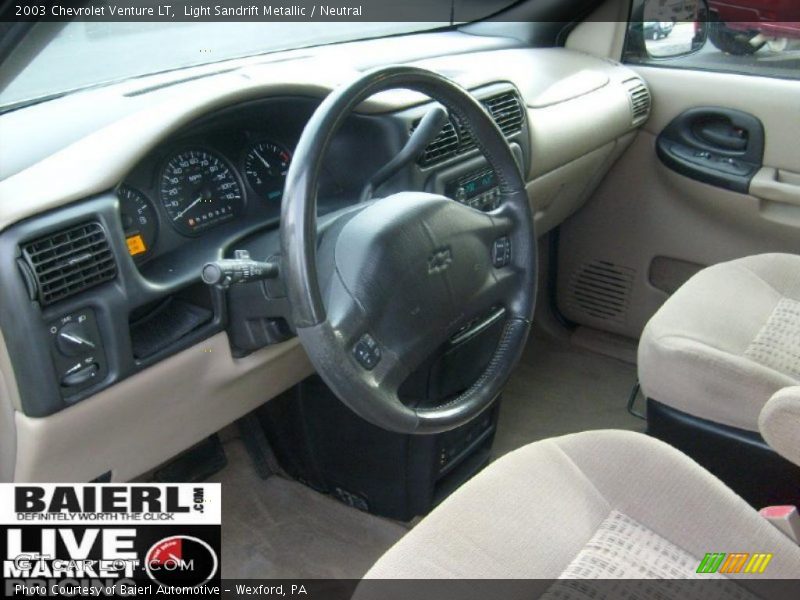 Light Sandrift Metallic / Neutral 2003 Chevrolet Venture LT