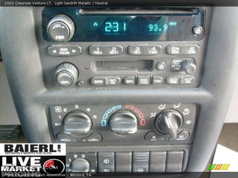 Light Sandrift Metallic / Neutral 2003 Chevrolet Venture LT