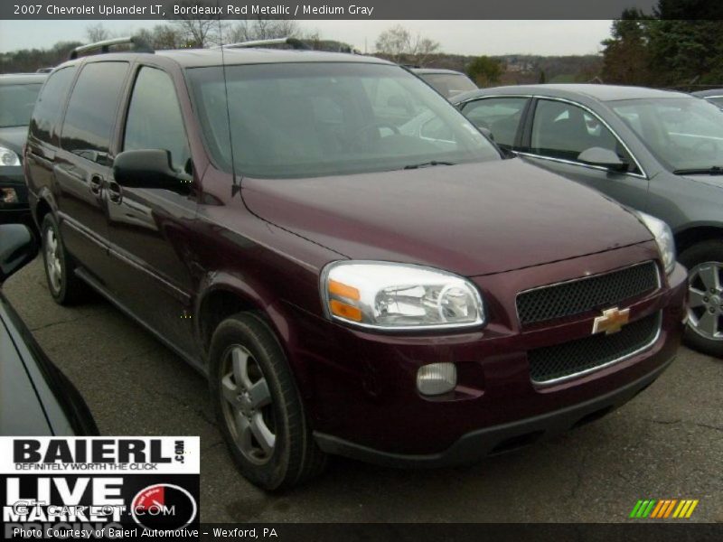 Bordeaux Red Metallic / Medium Gray 2007 Chevrolet Uplander LT
