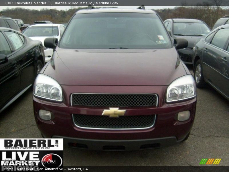 Bordeaux Red Metallic / Medium Gray 2007 Chevrolet Uplander LT