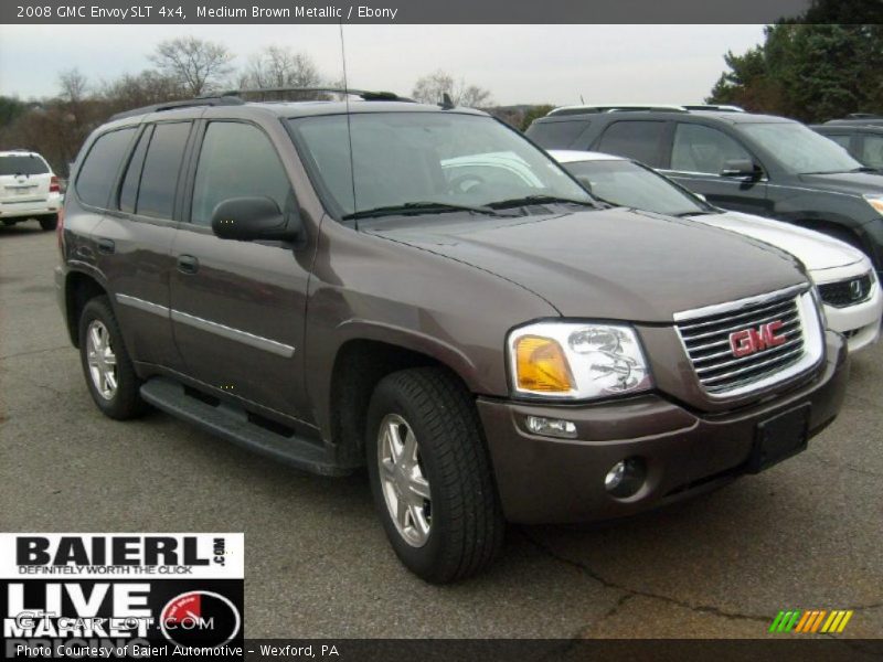 Medium Brown Metallic / Ebony 2008 GMC Envoy SLT 4x4