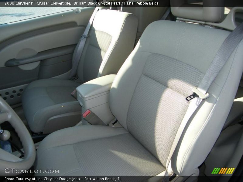 Brilliant Black Crystal Pearl / Pastel Pebble Beige 2008 Chrysler PT Cruiser Convertible