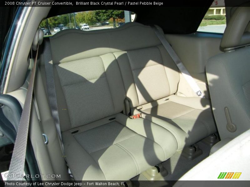 Brilliant Black Crystal Pearl / Pastel Pebble Beige 2008 Chrysler PT Cruiser Convertible