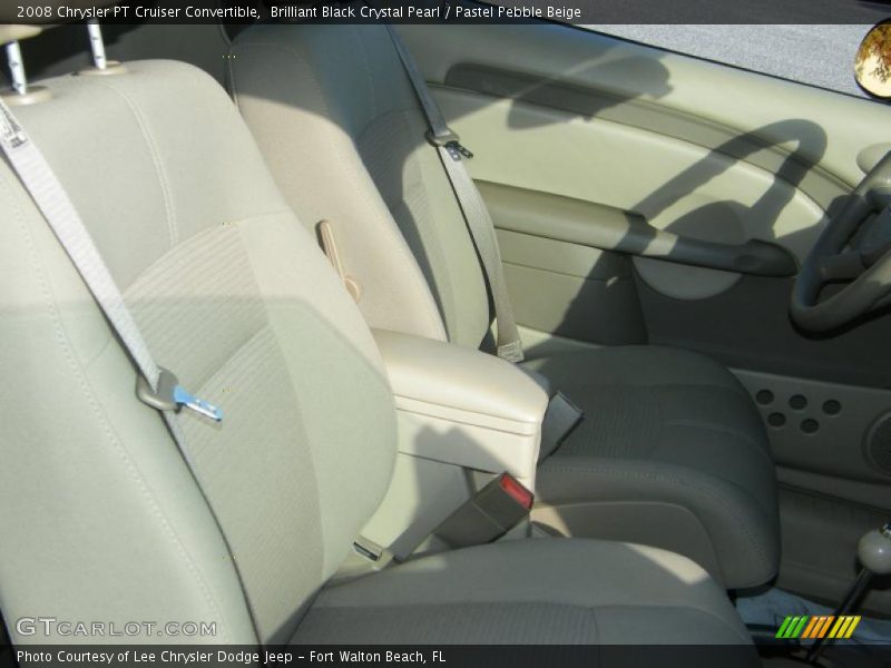 Brilliant Black Crystal Pearl / Pastel Pebble Beige 2008 Chrysler PT Cruiser Convertible