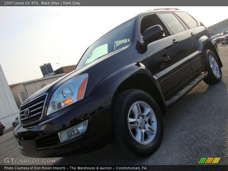 Black Onyx / Dark Gray 2007 Lexus GX 470