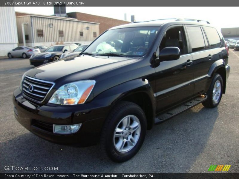 Black Onyx / Dark Gray 2007 Lexus GX 470