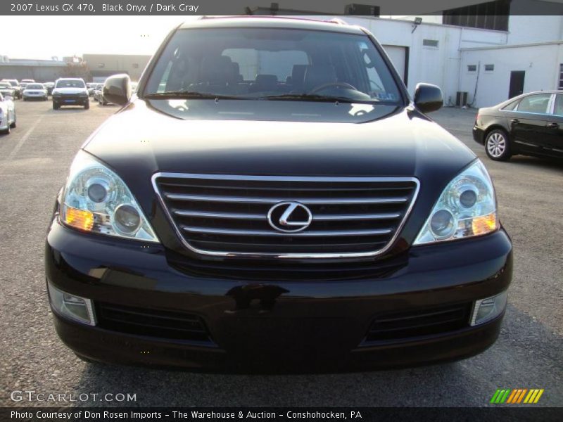 Black Onyx / Dark Gray 2007 Lexus GX 470
