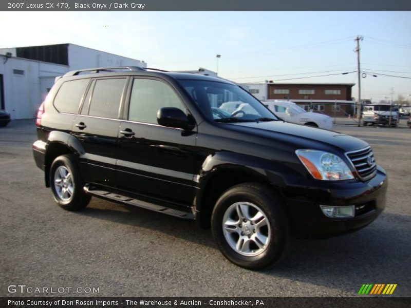 Black Onyx / Dark Gray 2007 Lexus GX 470