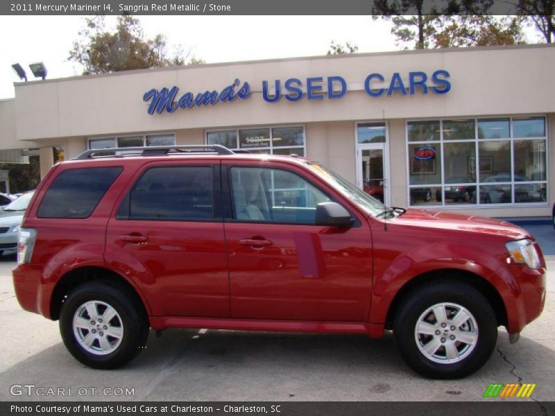 Sangria Red Metallic / Stone 2011 Mercury Mariner I4