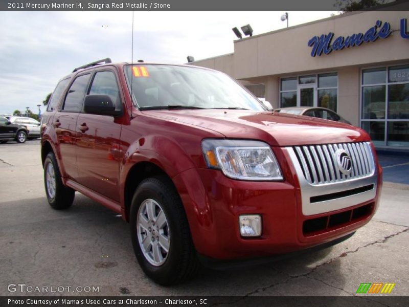 Sangria Red Metallic / Stone 2011 Mercury Mariner I4