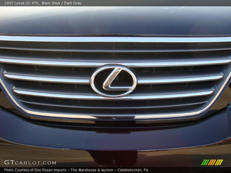 Black Onyx / Dark Gray 2007 Lexus GX 470