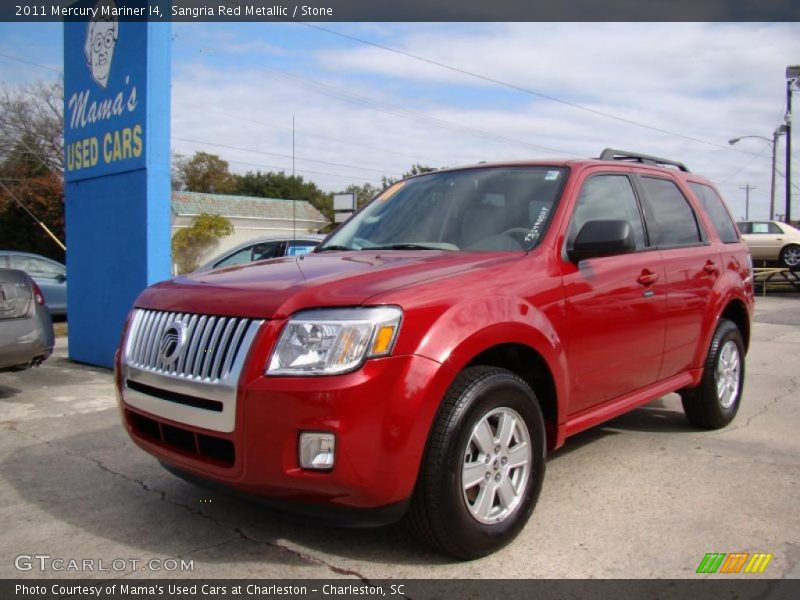 Sangria Red Metallic / Stone 2011 Mercury Mariner I4
