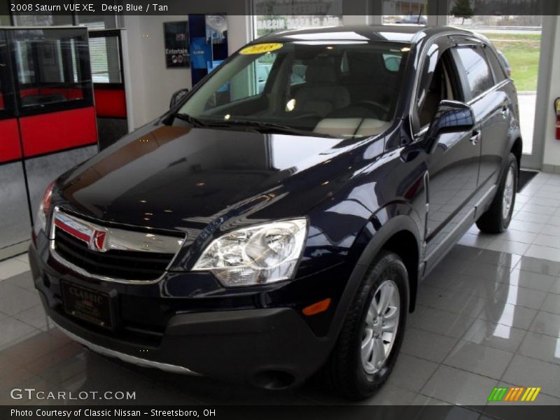 Deep Blue / Tan 2008 Saturn VUE XE