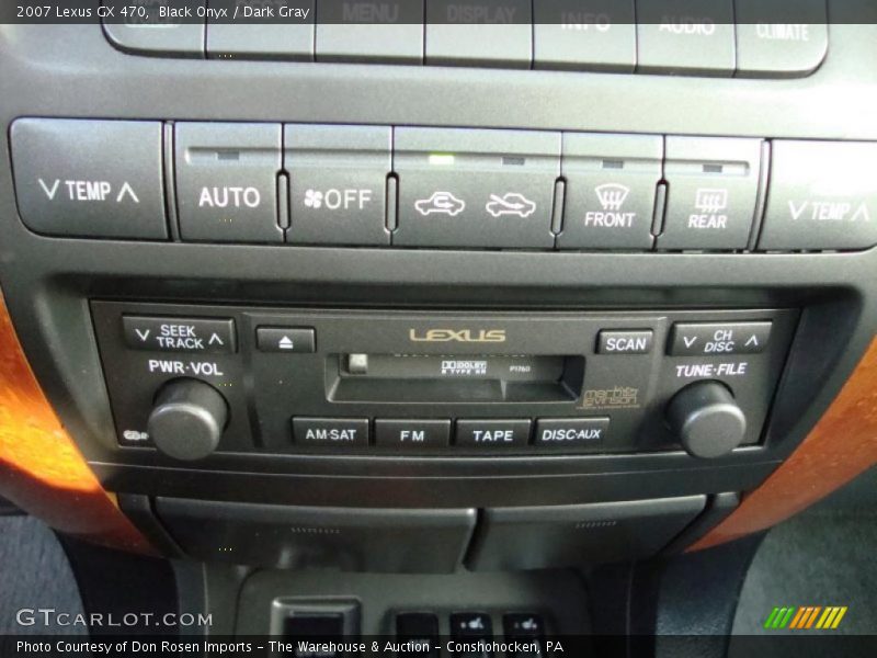 Black Onyx / Dark Gray 2007 Lexus GX 470