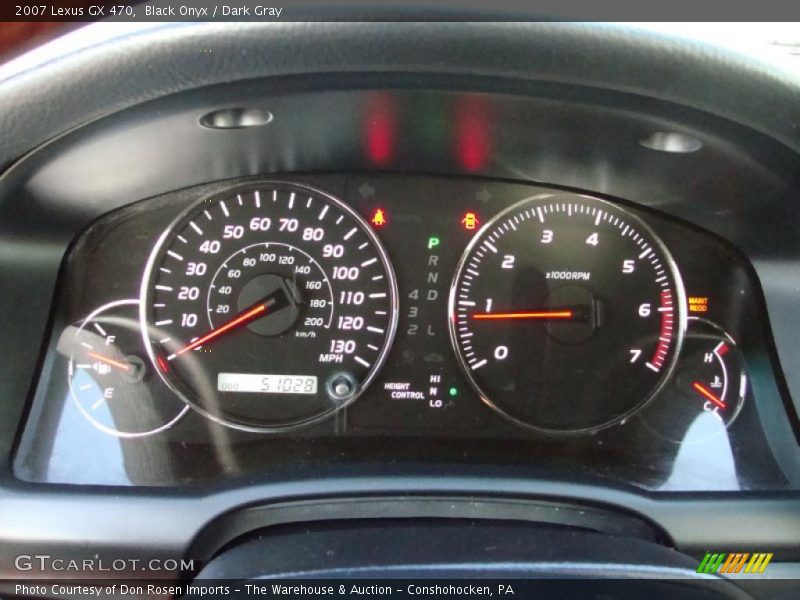Black Onyx / Dark Gray 2007 Lexus GX 470