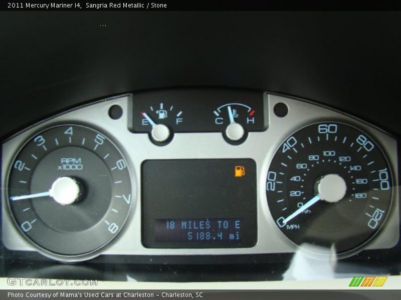  2011 Mariner I4 I4 Gauges
