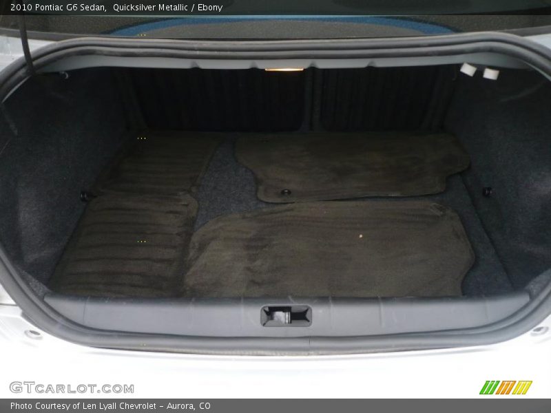 Quicksilver Metallic / Ebony 2010 Pontiac G6 Sedan
