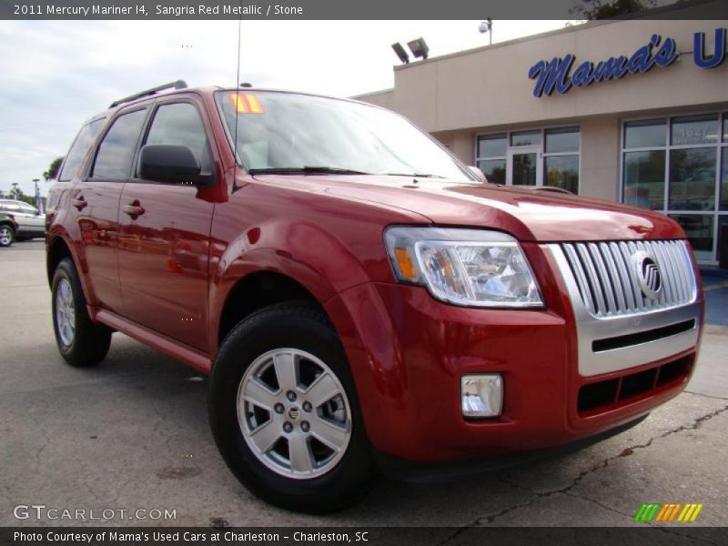 Sangria Red Metallic / Stone 2011 Mercury Mariner I4
