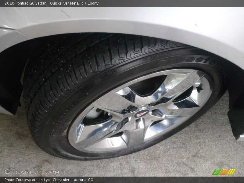 Quicksilver Metallic / Ebony 2010 Pontiac G6 Sedan